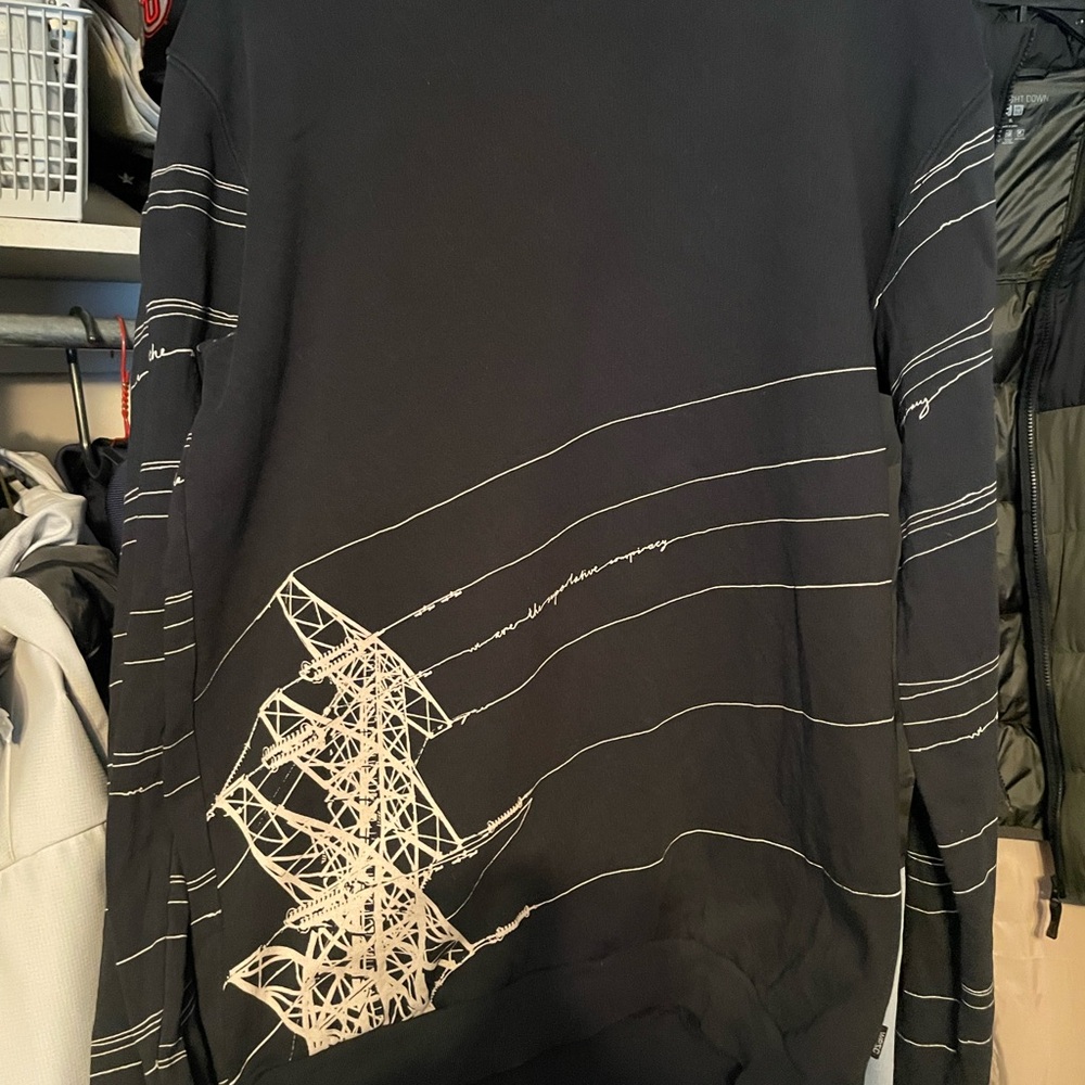 This sweatshirt was such an awesome find but it doesn't fit anymore.